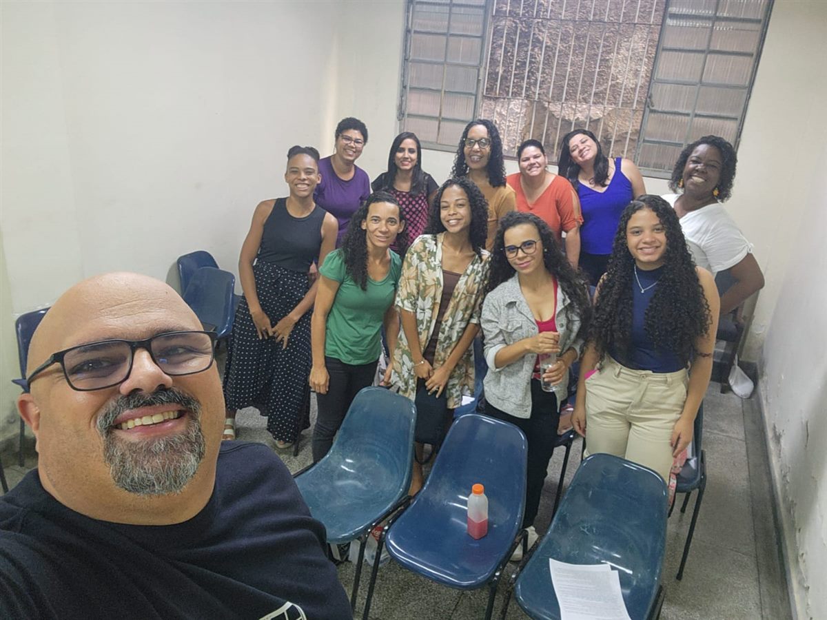 Turma do Proami reunida para selfie